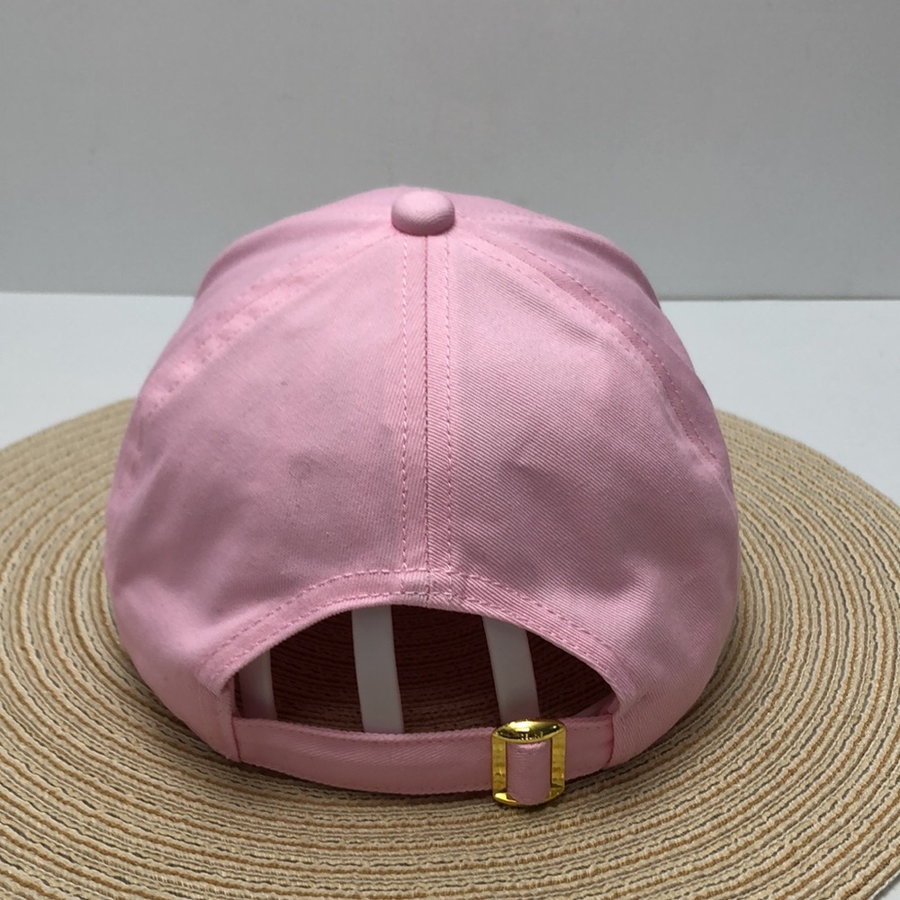 Celine Pink Hat with Cream Emblem - Picture 4 of 6